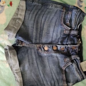 Hollister jean shorts size 0